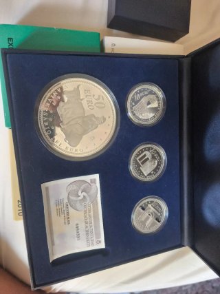 Estuche Monedas Plata Certificado Autenticidad