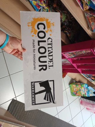 Coppia Cartelli Pubblicitari Warhammer Citadel
