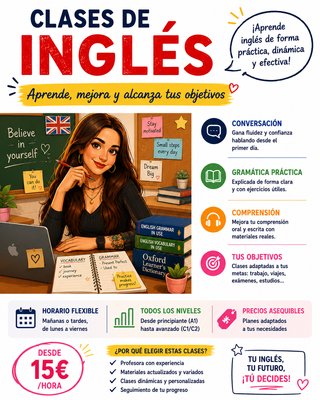 CLASES PARTICULARES DE INGLÉS ONLINE
