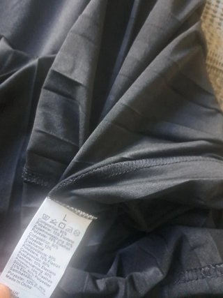 Vestido negro plisado mujer Talla L