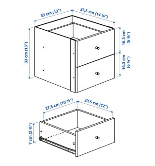 Estantería Kallax Ikea Blanca + Accesorios