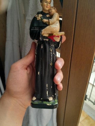 Statuetta Sant'Antonio Vintage Anni '70