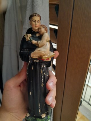 Statuetta Sant'Antonio Vintage Anni '70