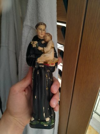 Statuetta Sant'Antonio Vintage Anni '70
