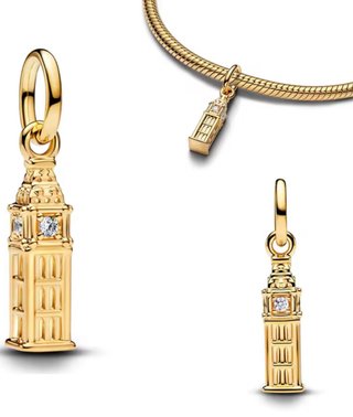 Charm Torre Big Ben Dorado