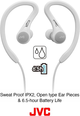JVC auriculares deportivos cómodos resistentes