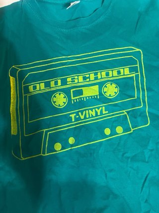T-shirt vintage Old School T-Vinyl