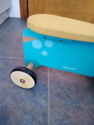 Correpasillos Hipopótamo Janod madera