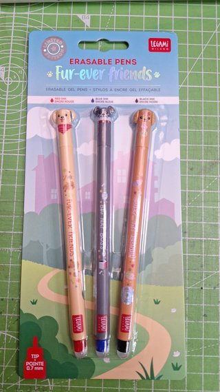Legami Set 3 Penne Cancellabili Cane