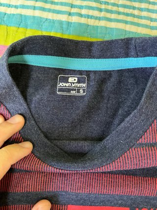 Camiseta JOHN SMITH azul y roja