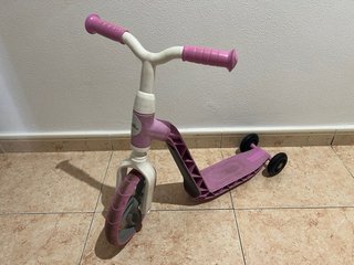 Andador Patinete 2 en 1 Infantil Rosa