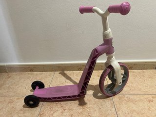 Andador Patinete 2 en 1 Infantil Rosa