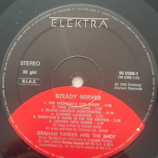 Graham Parker Steady Nerves Vinile