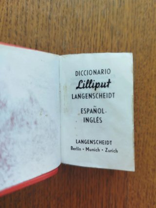 Minidiccionario Langenscheidt's Lilliput