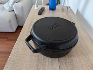 Olla Hierro Fundido 5L con Tapa/Plancha