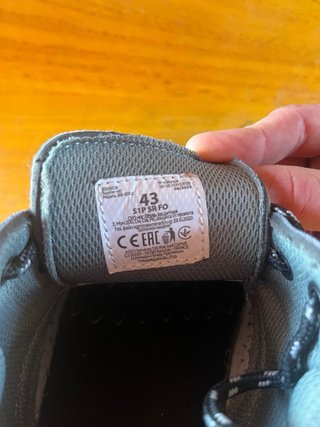Zapatos Seguridad, T43, Puntera Acero, S1P