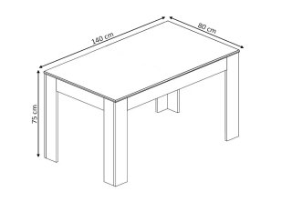 Mesa comedor y 6 sillas blancas - OFERTA