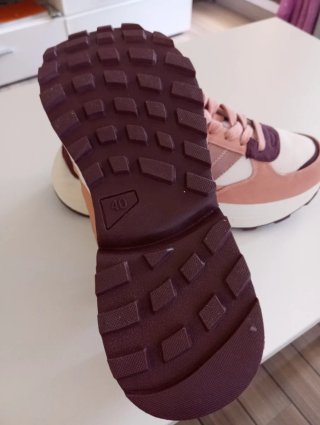 Zapatillas Only mujer rosa y beige