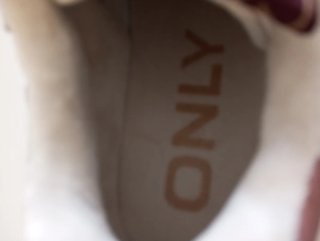 Zapatillas Only mujer rosa y beige