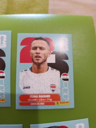 Cromos de fútbol mundial 2026Panini Irak