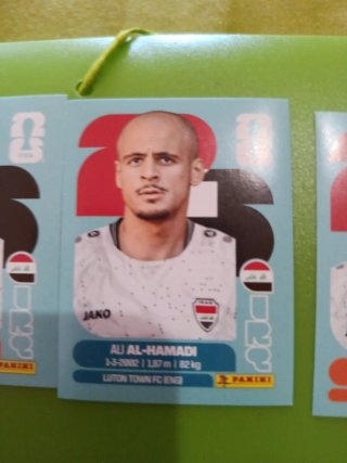Cromos de fútbol mundial 2026Panini Irak