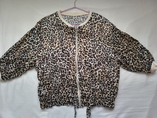 Chaqueta ligera leopardo - Talla M