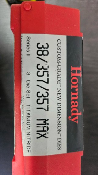 Dies Hornady .38 Spl / .357 Mag