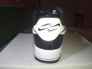 Zapatillas Nike Air Force 1 Negras y Blancas
