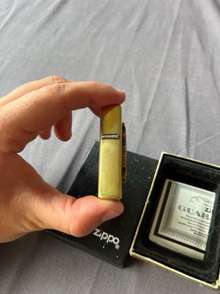 Zippo XII Dorado con Diseño de Jinete 1996