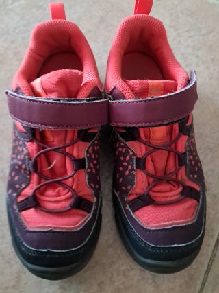 Zapatillas Trekking Niña Rosa y Morado. Talla 31