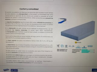 Colchón Sanitario Visco Plus