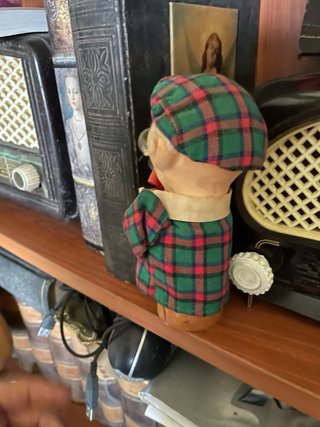Antiguo muñeco de presión  escocés bebedor