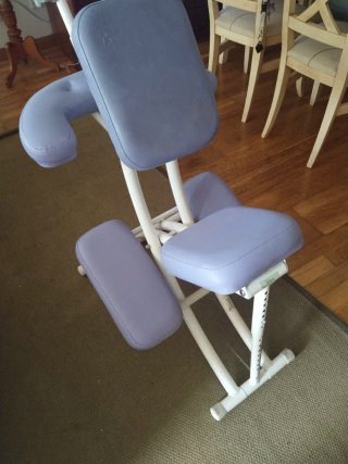 Silla post operación desprendimiento de retina.