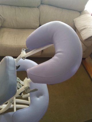 Silla post operación desprendimiento de retina.