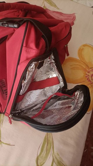 Bolso de viaje para bebé City Bag rojo