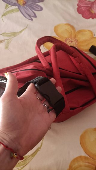 Bolso de viaje para bebé City Bag rojo