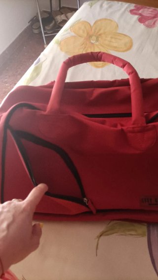 Bolso de viaje para bebé City Bag rojo