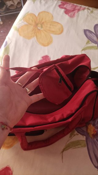 Bolso de viaje para bebé City Bag rojo