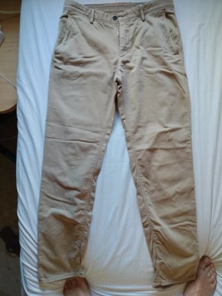 Pantalón Massimo Dutti Slim Fit Beige Talla 38