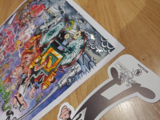 Marcapáginas Mortadelo + Póster fanart Miyazaki
