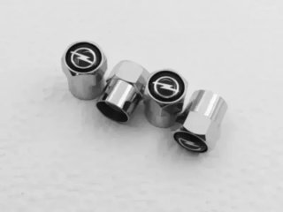 4 Tapones Válvula Opel Cromados