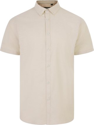 Camisa Oxford Manga Corta Hombre Casual