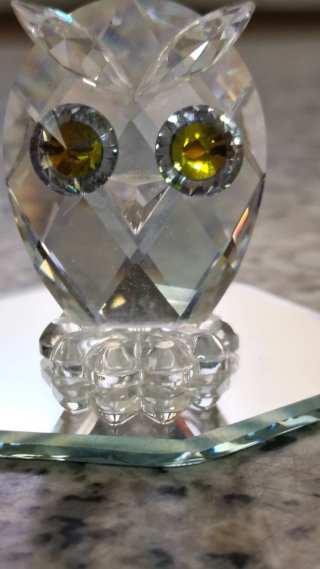 Figura Búho Cristal Swarovski