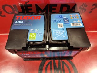 Batería Coche Tudor AGM TK720 72Ah