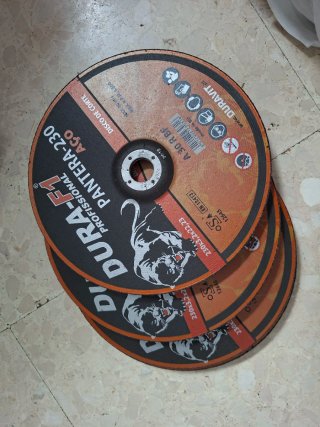 Discos Corte Metal Dura-F1 Pantera-230