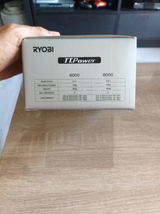 Carrete Pesca Ryobi TT.Power 8000 Full Metal