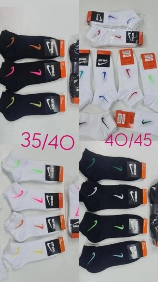 Calcetines Nike Símbolo Colores Talla 35-45