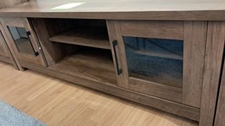 Conjunto Mueble TV, Aparador y Vitrina Rústico