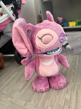 Angel Stich Interactivo Peluche Rosa