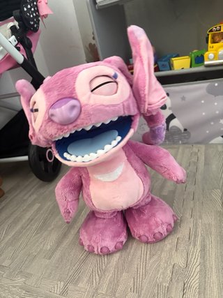 Angel Stich Interactivo Peluche Rosa